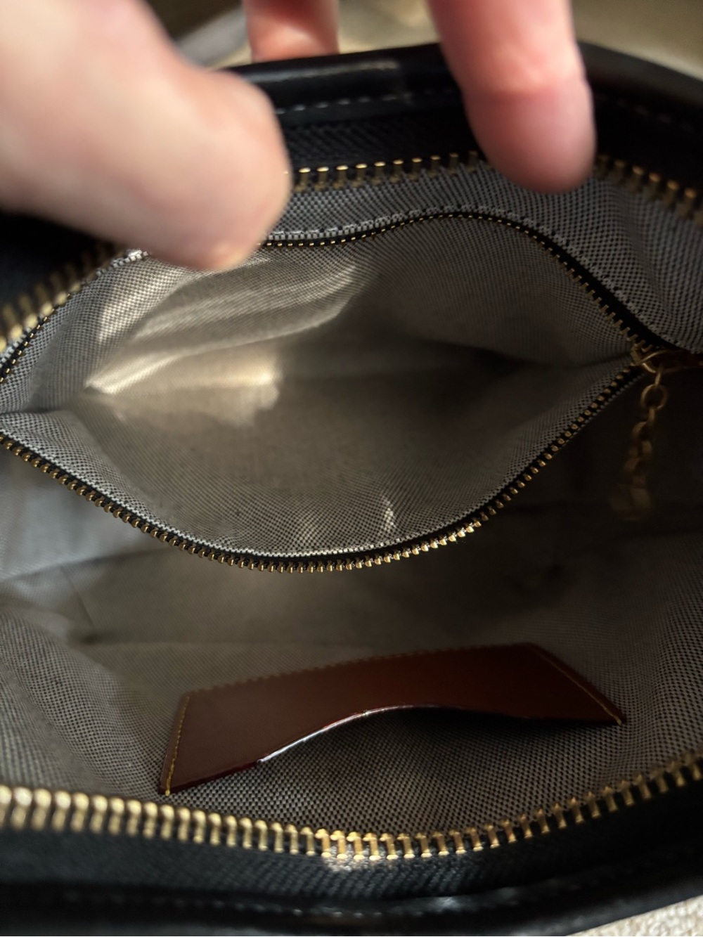 Coach Black Leather Shoulder Hobo - Picture 9 of 12